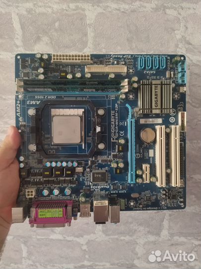 Мат плата с проц AMD и озу