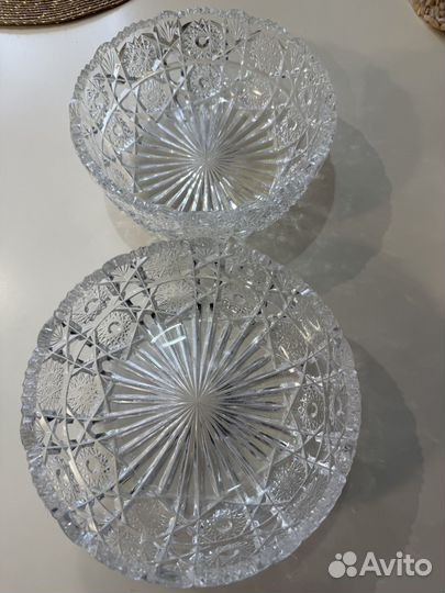 Хрустальная ваза