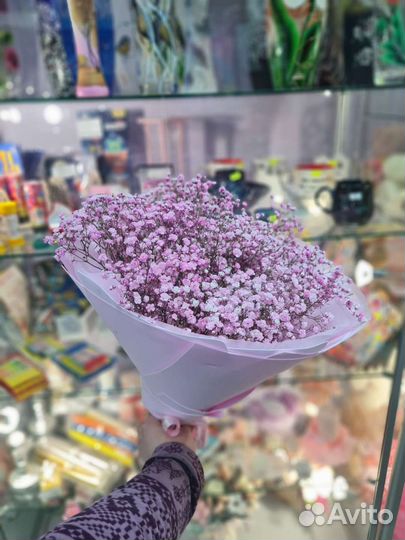 Букет из Гипсофилы