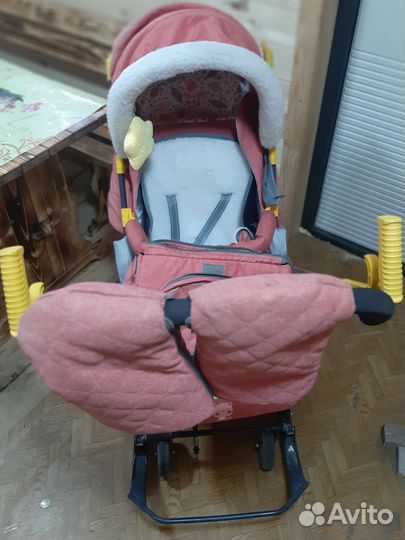 Санки коляска ника 7-7