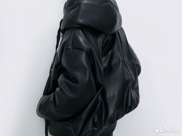 Куртка женская Zara 46 экокожа