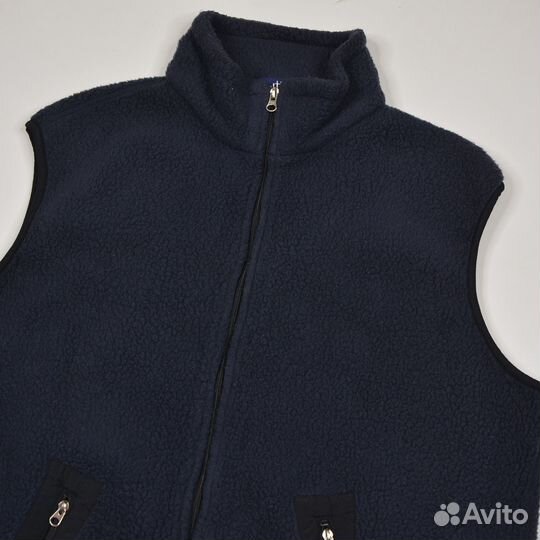 Винтажный флисовый жилет Nautica Made in USA 1990'