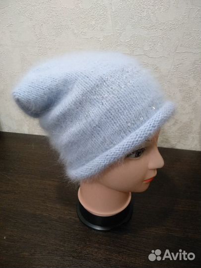 Шапочка женская ручное вязание