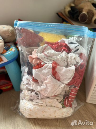 Огромный пакет одежды для девочки