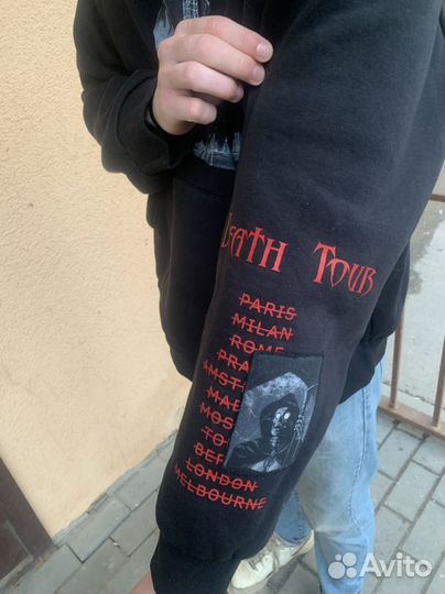 Худи Louchesaints 'Death Tour' Oversize