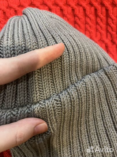Шапка вязаная ручная работа шерсть100%