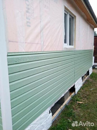 Обшивка сайдингом с утеплителем