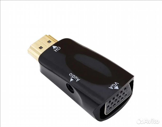 Переходник hdmi vga c аудио новое