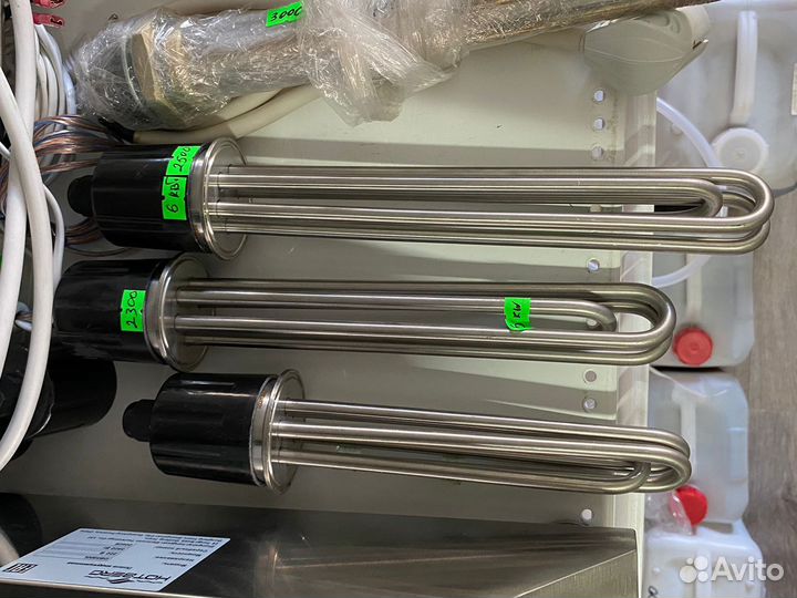 Тэн (нержавейка) 3 - 4.5 - 6 кВт под кламп 2