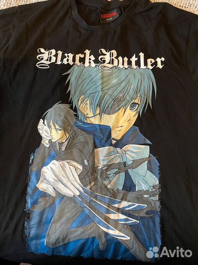 Футболка аниме темный дворецкий