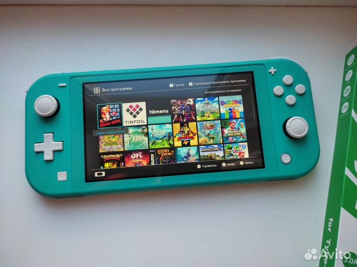 Nintendo Switch Lite Прошитая Чип 128гб