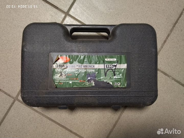 Гайковерт RF-3411393 ручной с редуктором