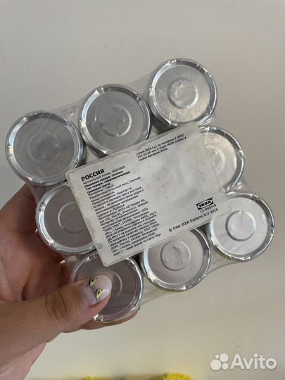 Свечи IKEA glimma 18 шт