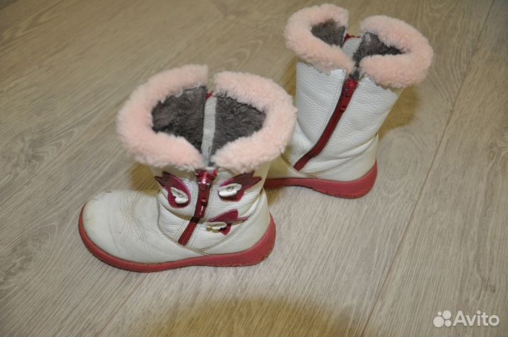 Зимние детские сапоги Зебра