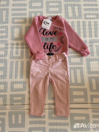 Вещи пакетом на девочку 74 80