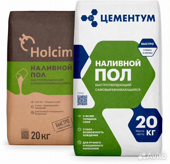 Наливной пол Цементум (ex Holcim) 20кг