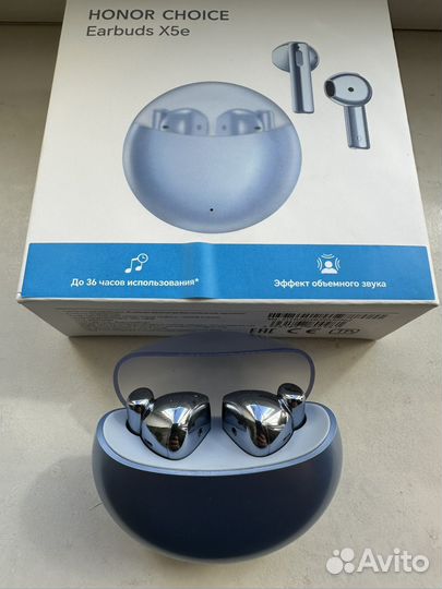 Наушники Honor Choice EarBuds X5E Blue