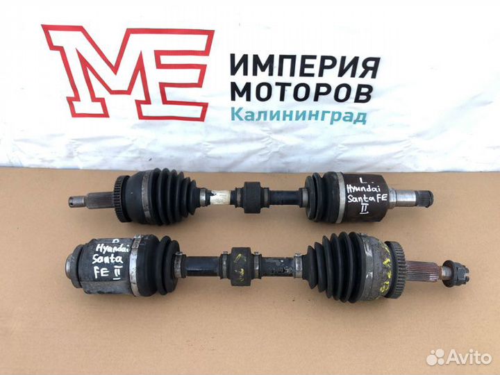 Полуось передний Hyundai Santa Fe II 2.2 D4EB 2006