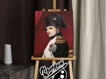 Наполеон Бонапарт портрет на холсте 40х50см