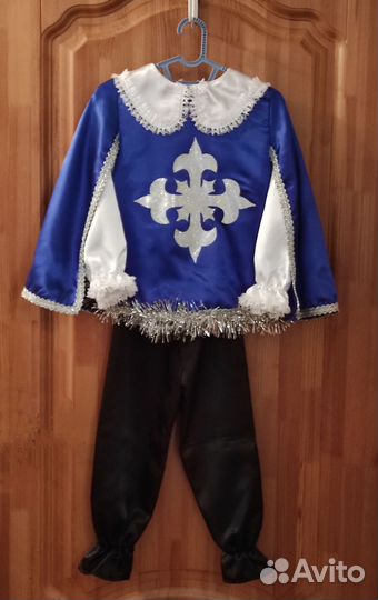 Карнавальный костюм мушкетёр р.110