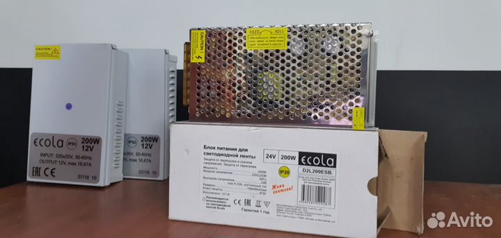 Блок питания 24В, 8.3A, 200Вт