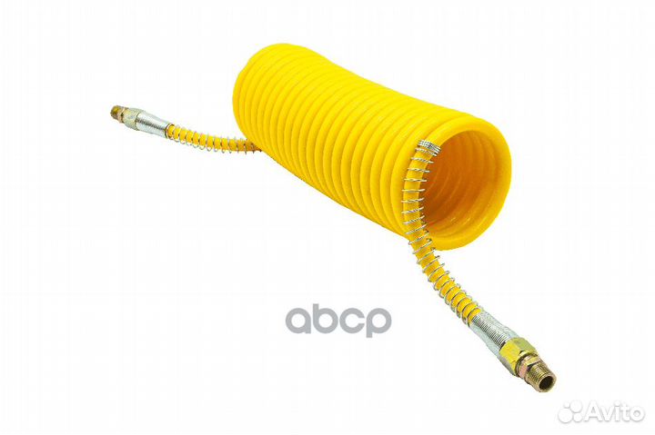 Шланг прицепа винтовой евро желтый L 7.5 м