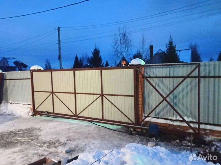 Откатные ворота для вашего комфорта