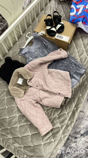 Пакет вещей и обуви на девочку