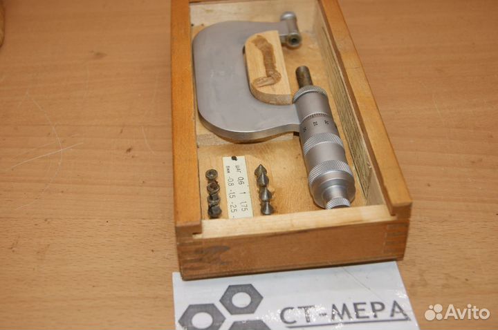 Микрометр со вставками типа мкв 25-50мм