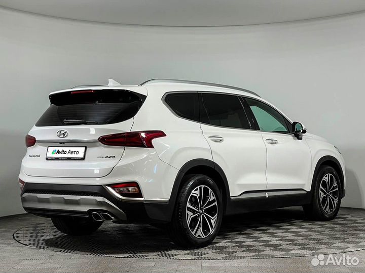 Hyundai Santa Fe 2.2 AT, 2018, 80 112 км