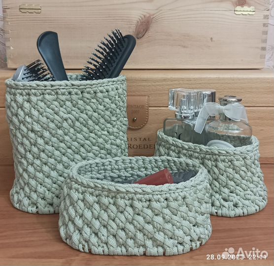 Набор для зеркала в прихожей. Вяжу на заказ