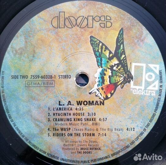 The Doors - L.A. Woman 1971 (2017) LP vinyl винил