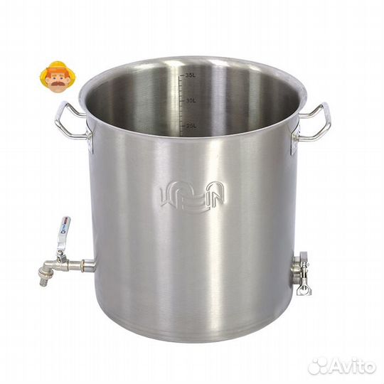 Перегонный куб Wein Reform + 1,5 дюйма, 20 л