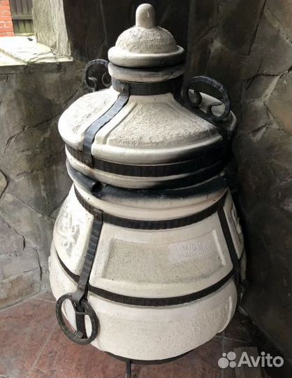 Камень - отсекатель жара D 23см в Тандыр