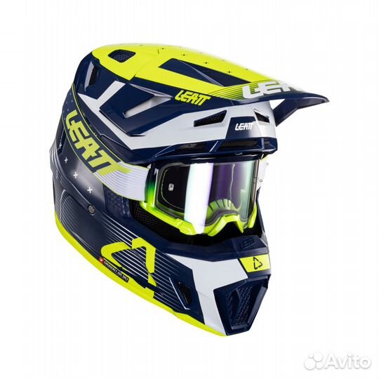 Мотошлем Leatt Moto 7.5 Helmet Kit, Blue