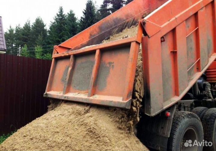 Песок щебень в одной машине Калининград и область