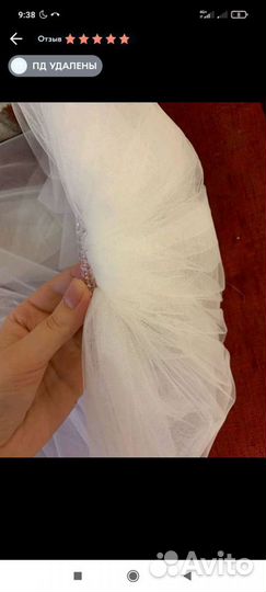 Свадебная фата новая