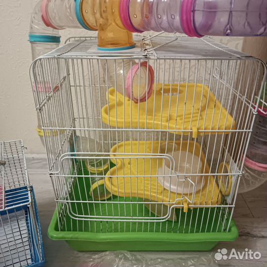 Клетка для грызунов большая +маленькая (в подарок)
