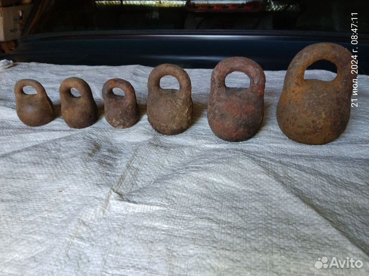 Гирьки весовые фунтовые