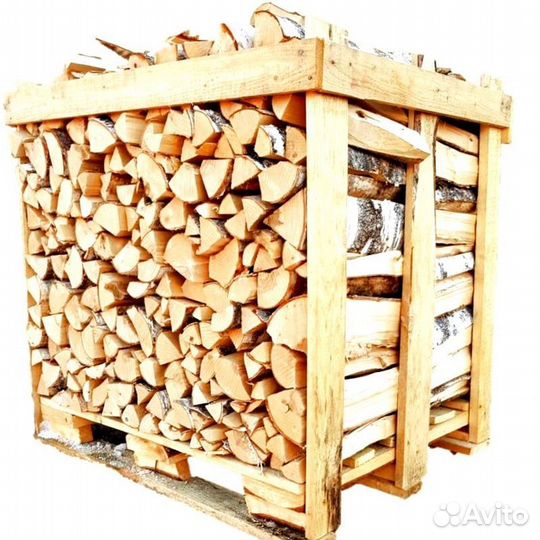 Дрова березовые колотые