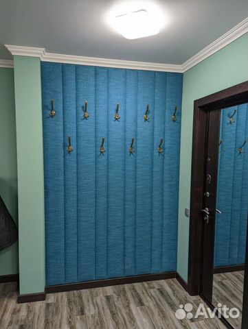 Мягкие стеновые панели в прихожей