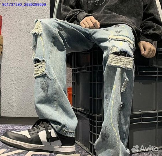 Джинсы Amiri Under Pool (Арт.50379)