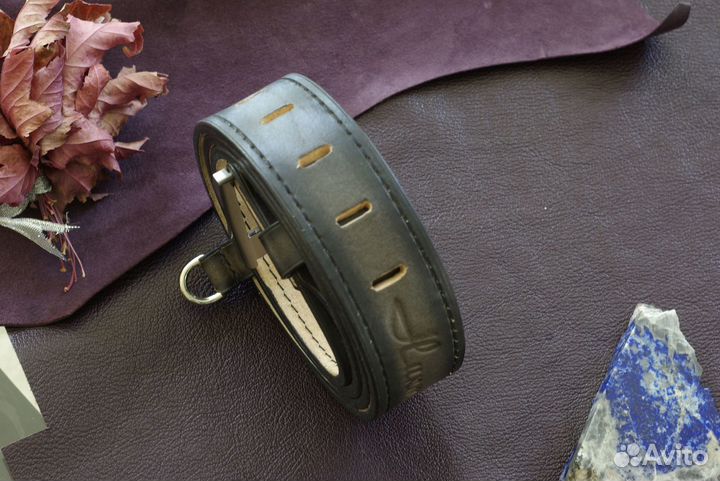 Ремень из кожи буйвола. вдв. Никто кроме нас