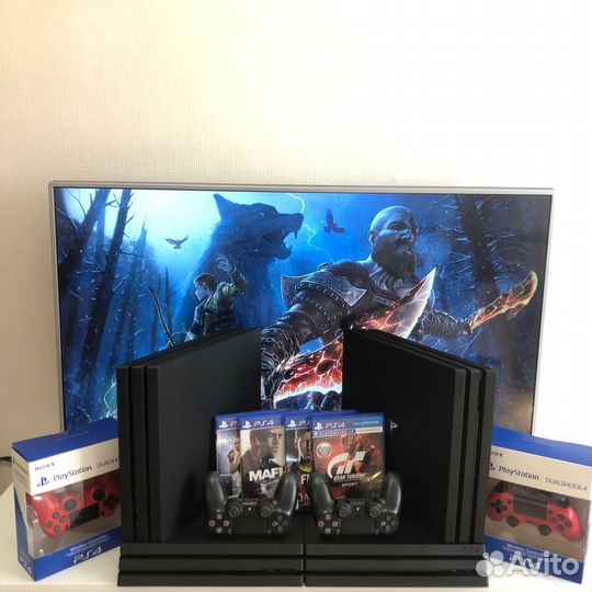 Sony PlayStation 4 Pro 1tb+лучшие игры/гарантия