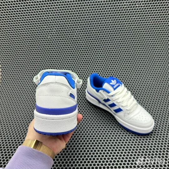 Кроссовки Adidas Forum 84 Low White Royal Blue