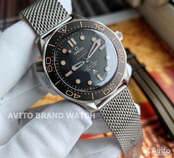 Часы мужские Omega seamaster diver 007 Titan новые