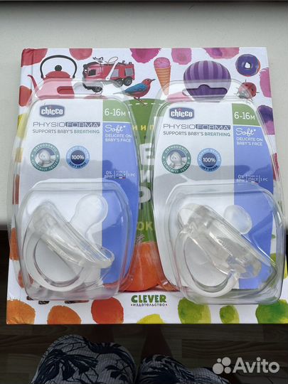 Пустышка chicco с 6-16 м