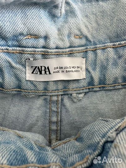 Джинсовые шорты Zara