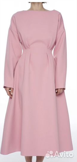 Розовое платье 1811 размер S