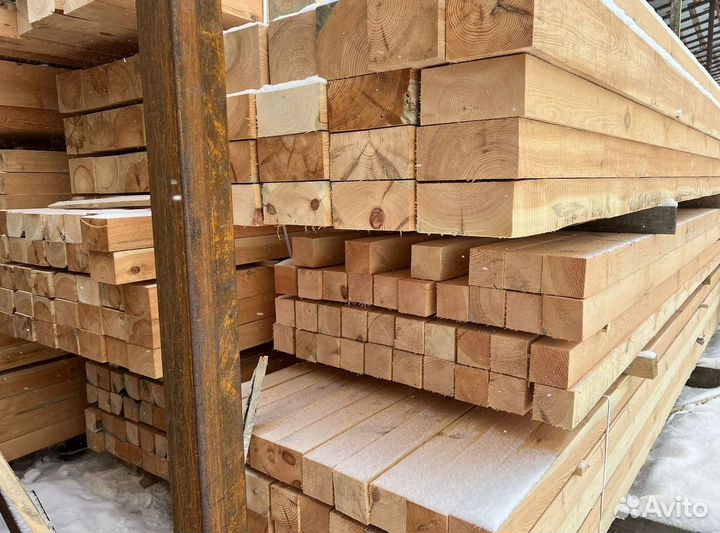 Брус обрезной 150х150х6000мм